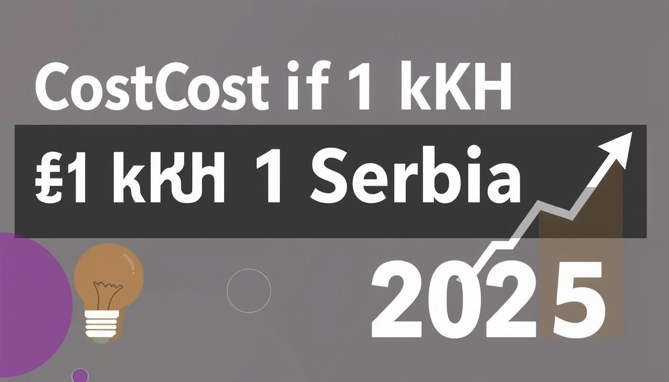 Koliko košta 1 kWh struje u Srbiji