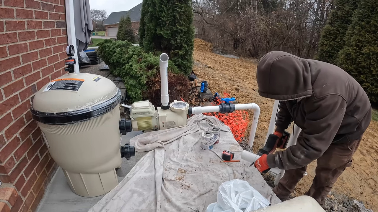 Dodatna oprema i sistem za ugardnju prilikom izgradnje dvorišnog bazena