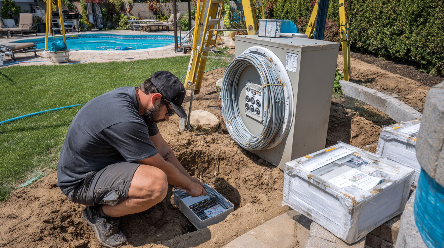 Ugradnja opreme za bazene u dvorištu