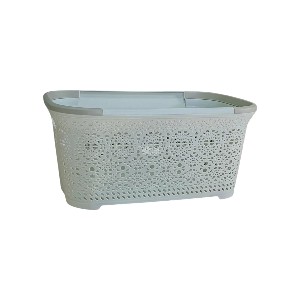 Korpa za čist veš 30l LACY svetla moka