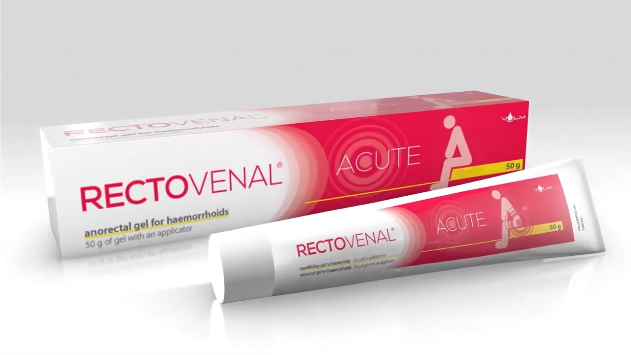 Rectovenal Acute gel za ublažavanje tegoba kod spoljašnjih hemoroida